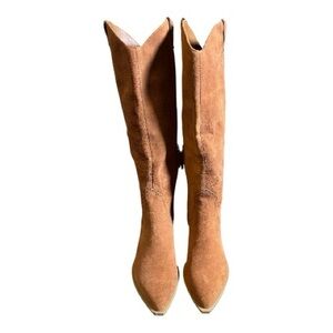 Dolce Vita Brown Suede Western boots